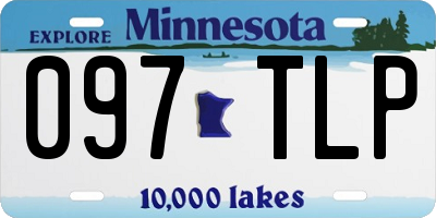 MN license plate 097TLP