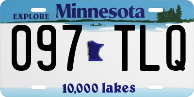 MN license plate 097TLQ