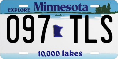 MN license plate 097TLS