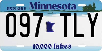 MN license plate 097TLY