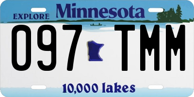 MN license plate 097TMM