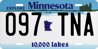 MN license plate 097TNA