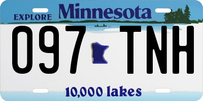 MN license plate 097TNH