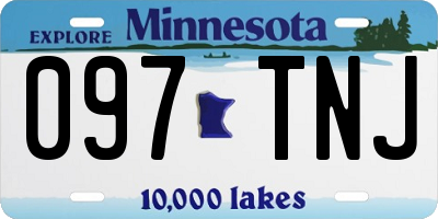 MN license plate 097TNJ