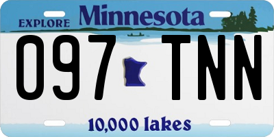 MN license plate 097TNN