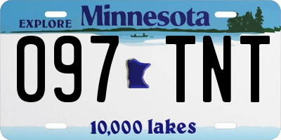 MN license plate 097TNT