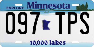 MN license plate 097TPS