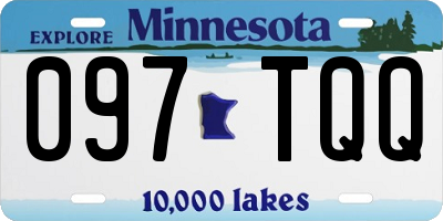MN license plate 097TQQ