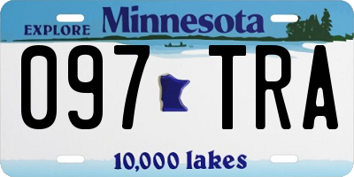 MN license plate 097TRA
