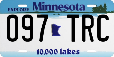 MN license plate 097TRC