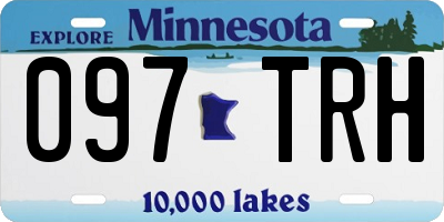 MN license plate 097TRH
