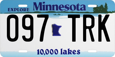 MN license plate 097TRK
