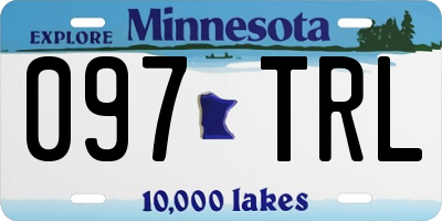 MN license plate 097TRL