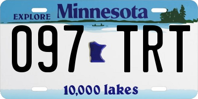 MN license plate 097TRT