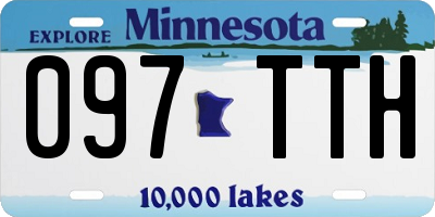 MN license plate 097TTH