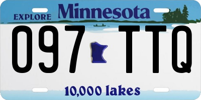 MN license plate 097TTQ