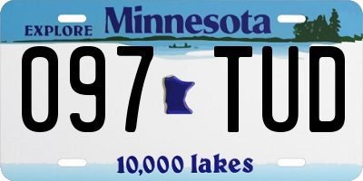 MN license plate 097TUD