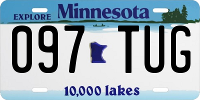 MN license plate 097TUG