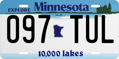 MN license plate 097TUL
