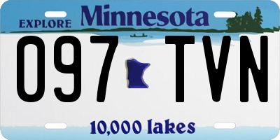 MN license plate 097TVN