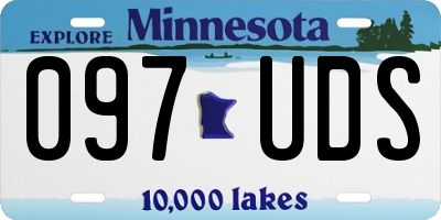 MN license plate 097UDS