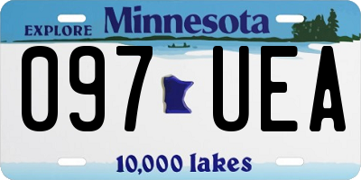 MN license plate 097UEA