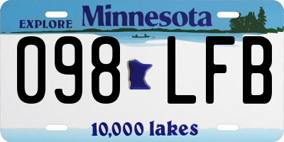 MN license plate 098LFB