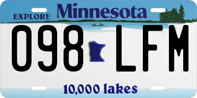 MN license plate 098LFM