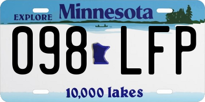 MN license plate 098LFP