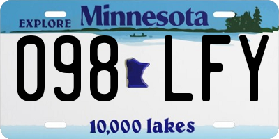 MN license plate 098LFY