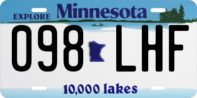 MN license plate 098LHF