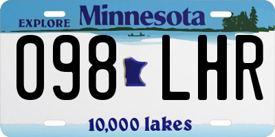 MN license plate 098LHR