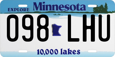MN license plate 098LHU