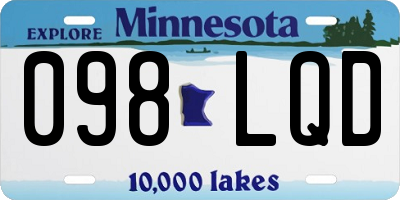 MN license plate 098LQD