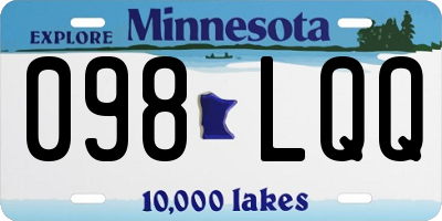 MN license plate 098LQQ