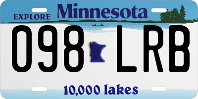 MN license plate 098LRB