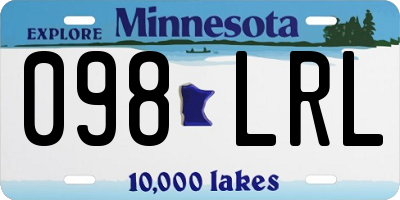MN license plate 098LRL