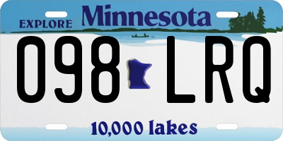 MN license plate 098LRQ