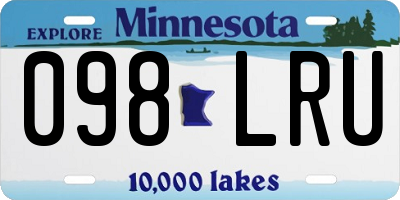 MN license plate 098LRU