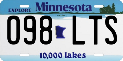 MN license plate 098LTS