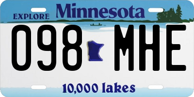 MN license plate 098MHE