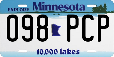 MN license plate 098PCP