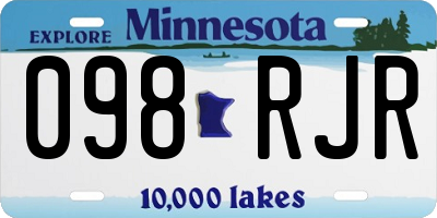 MN license plate 098RJR