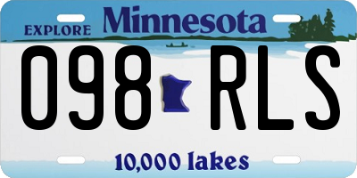 MN license plate 098RLS