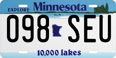 MN license plate 098SEU