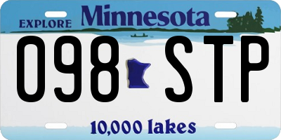 MN license plate 098STP