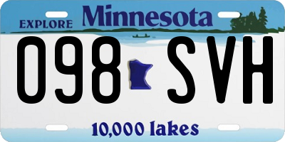 MN license plate 098SVH