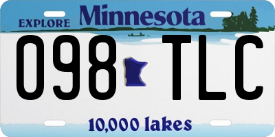 MN license plate 098TLC