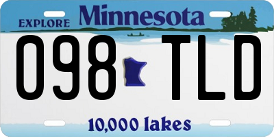 MN license plate 098TLD