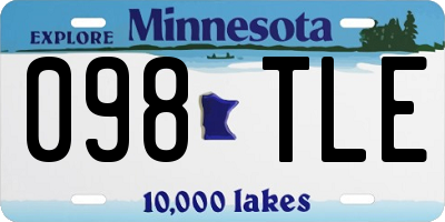 MN license plate 098TLE